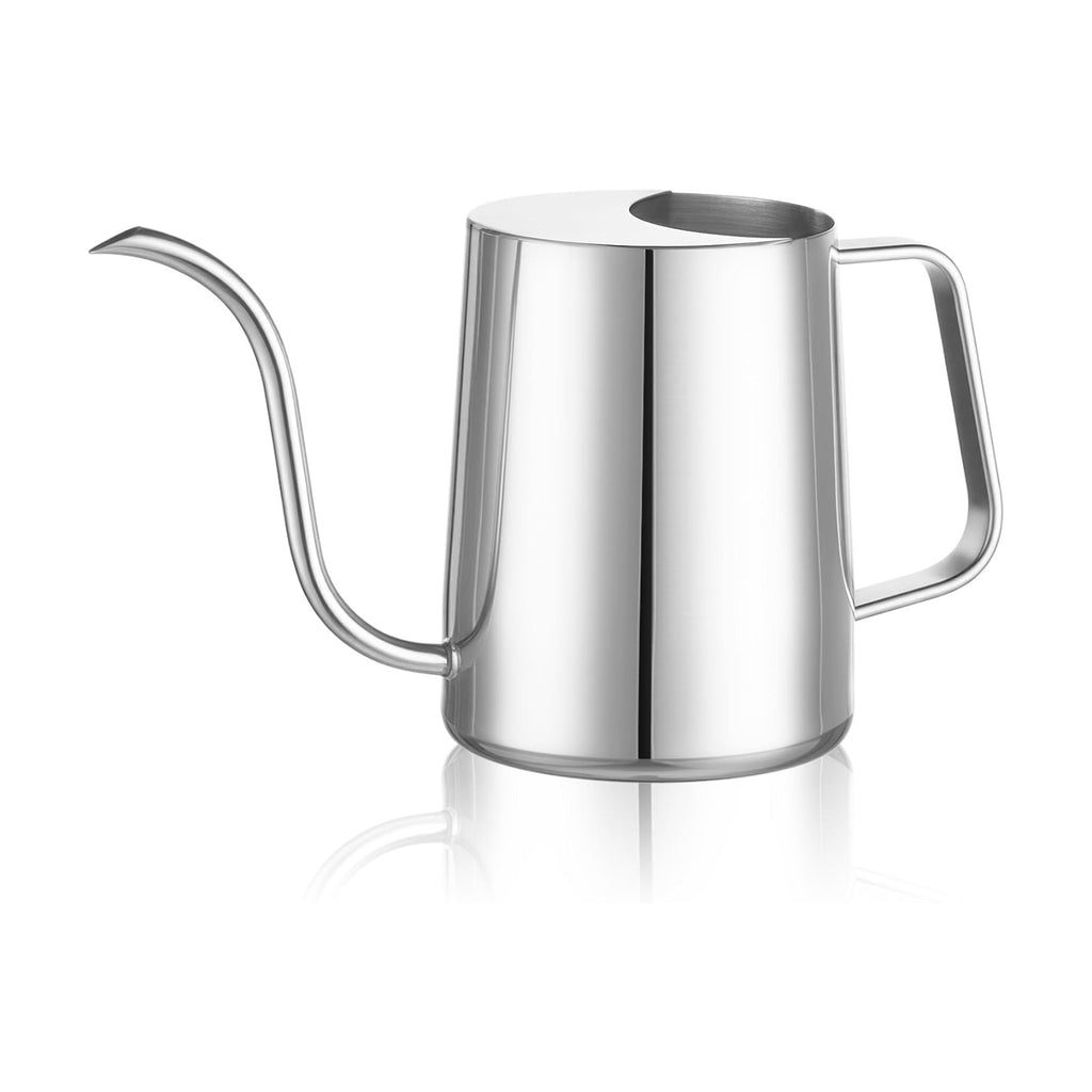 Doseno Small Watering Can for Indoor Plants, Metal, Long Spout, 34 oz/1 L
