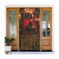 BlissYard Halloween Zombie Booth Door Cover 35x71 Inch Polyester