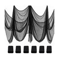 Riare 6pcs Halloween Creepy Cloths, Halloween Fabric Yard Outdoor Decor