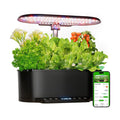 SPECILITE 15 Pods 30" Adjustable Height Hydroponics Growing System Kit | 36W Grow Light, Auto Timer & Pump System, APP