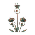 Calla Lily Garden Stake with Bells | Metal Flower Decorative Garden Stakes, 34" H Yard Art for Outdoor Lawn Patio