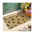Bee Doormat Outdoor Entrance Funny Front Door Mat Welcome Bee Outside Rug