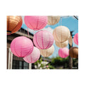 Pink Brown Paper Lanterns Decorative 12pcs Party Hanging Decorations for Western Cowgirl Party Birthday Retro Rodeo Party Supplies for Girls Baby Shower Western Room Decor