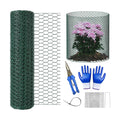 32.8Ft x 16In Plant Protectors from Animals, Metal Plant Chicken Wire Cages Covers Garden Netting for Outdoor Plants to