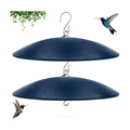 19.25-Inch Extra Large Squirrel Baffle,Hummingbird Feeder Shade Dome Cover, Bird Feeder Rain Guard, Hanging Squirrel Proof for Shepherd's Hook Outdoors (Blue) 2 Pack