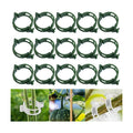 50 PCS Secured Plastic Plant Clip, Plant Support Clips, Garden Clips for Climbing Plants, Plastic Trellis Clips Plant Support Clips Tomato Grape Vine Vegetables Plant Fixing Clips (50, Green)