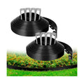 1.5 Inch x 100 FT Landscape Edging, Garden Edging Borders with 100pcs Upgrade Stakes, Flexible No Dig Plastic Garden