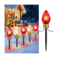Strawberry Jumbo C9 Christmas Pathway Lights Outdoor, 8.5 FT 5 LED