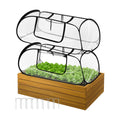 Garden Covers for Raised Bed Foldable Clear PVC Greenhouse for Freeze Protection Row Plants Cover Accelerator with