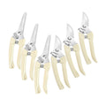 6PCS Premium garden shears, pruning scissors gardening tools, pruners for flower, bushes, rose and fruit tree, use for