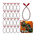 Zhengmy 20 Pcs 25 Inch Extra Long Christmas Garland Ties Christmas Decorative Twist Ties for Banister Reusable Flexible Twist for Holiday Xmas Home Decorations Craft Wrapping (Red Green White)