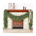 Lifelike Touch Artificial Cedar Garland for Christmas Decor(9FT,1 PCS)