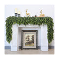 6FT 2Pcs Lifelike Touch Artificial Christmas Cedar Garland for Mantle Decor