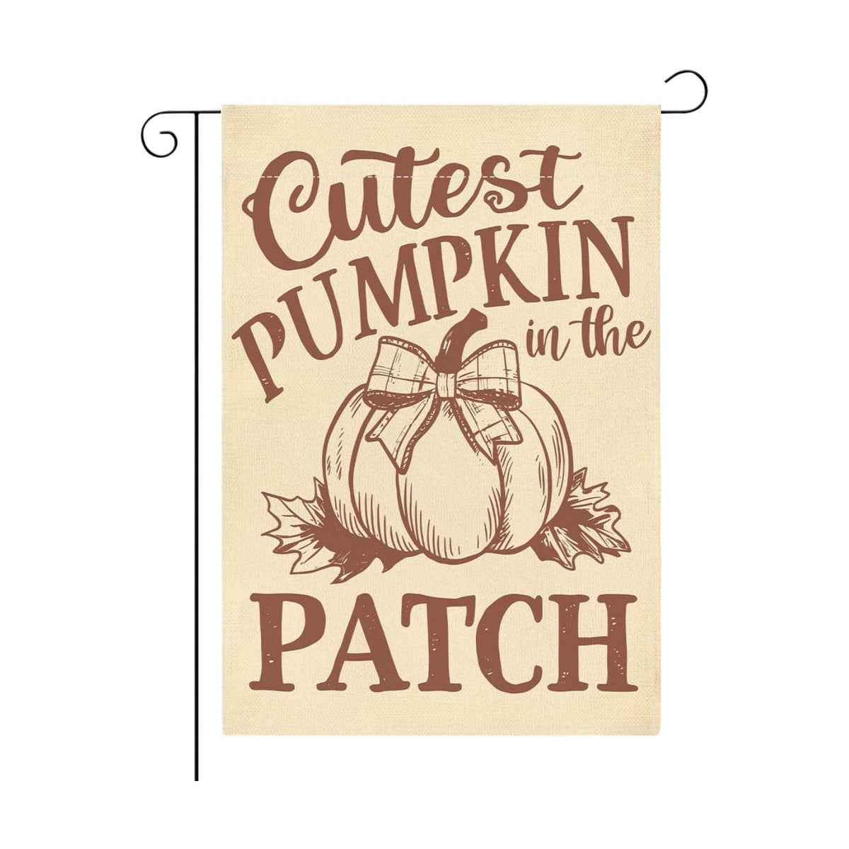 Fall Garden Flag, Fall Pumpkin Garden Flag 12x18 Inch Double Sided, Autumn Thanksgiving Yard Flags Decorations, Autumn Pumpkin Flags for Outside Home Porch
