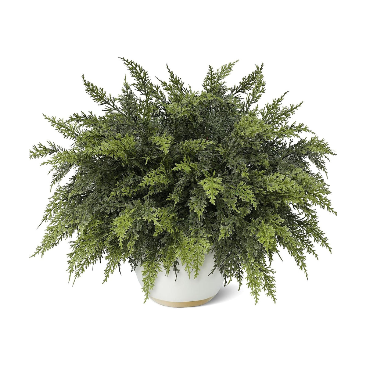 48 Pcs 18"Christmas Artificial Lifelike Touch Cedar Branches for Vase Decor