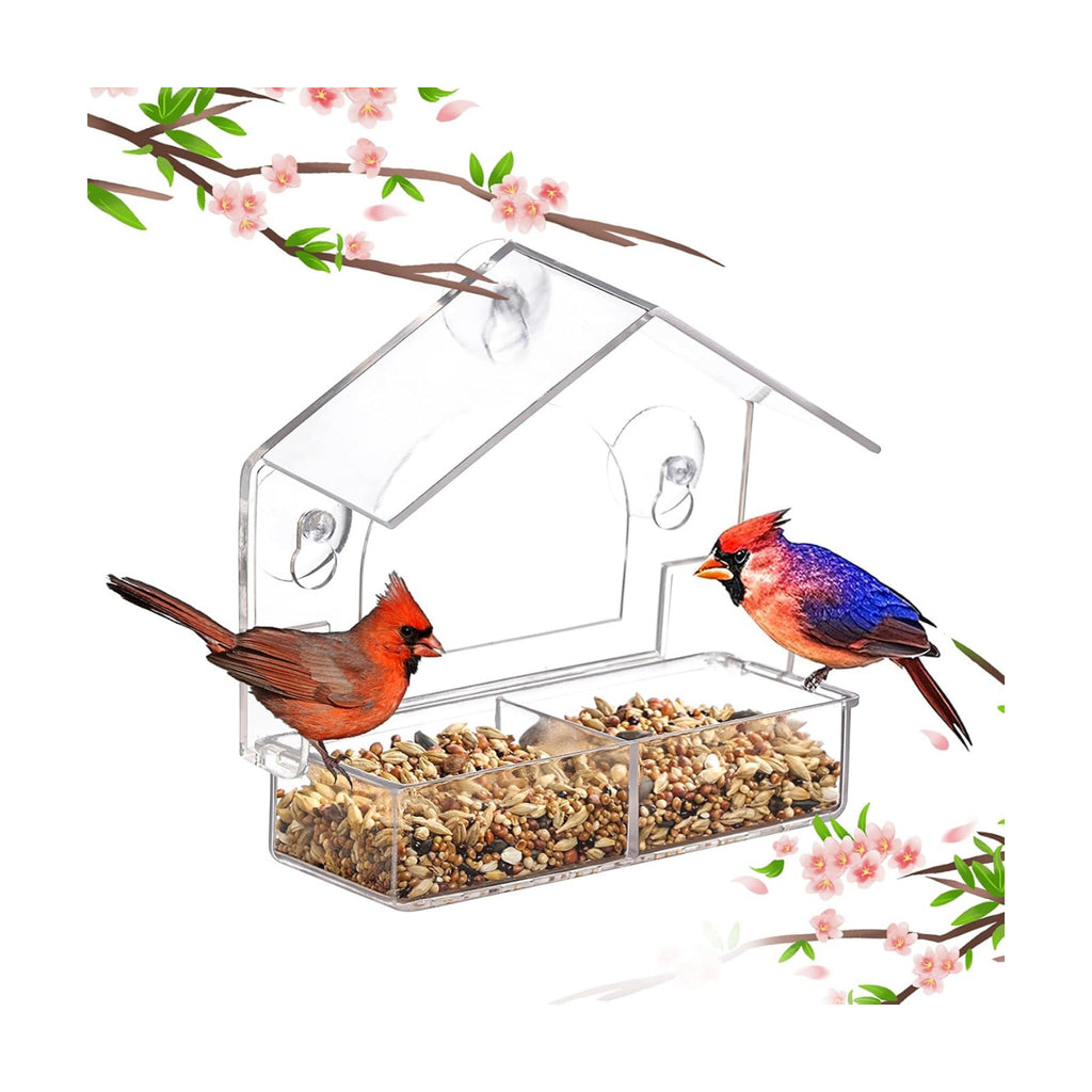 Clear Bird Feeder for Window