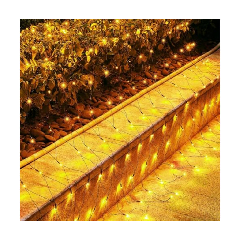 2 Pack 12×5FT 360 LED Christmas Net Lights Outdoor Mesh Lights Waterproof