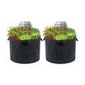 50 Gallon Grow Bags, 2 Pack Thickened Aeration Large Fabric Pots with Handles 29''×21'', Heavy Duty Planting Bags for