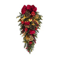 Puleo International 28 inch Pre-Lit Adorned Christmas Swag with Decorated