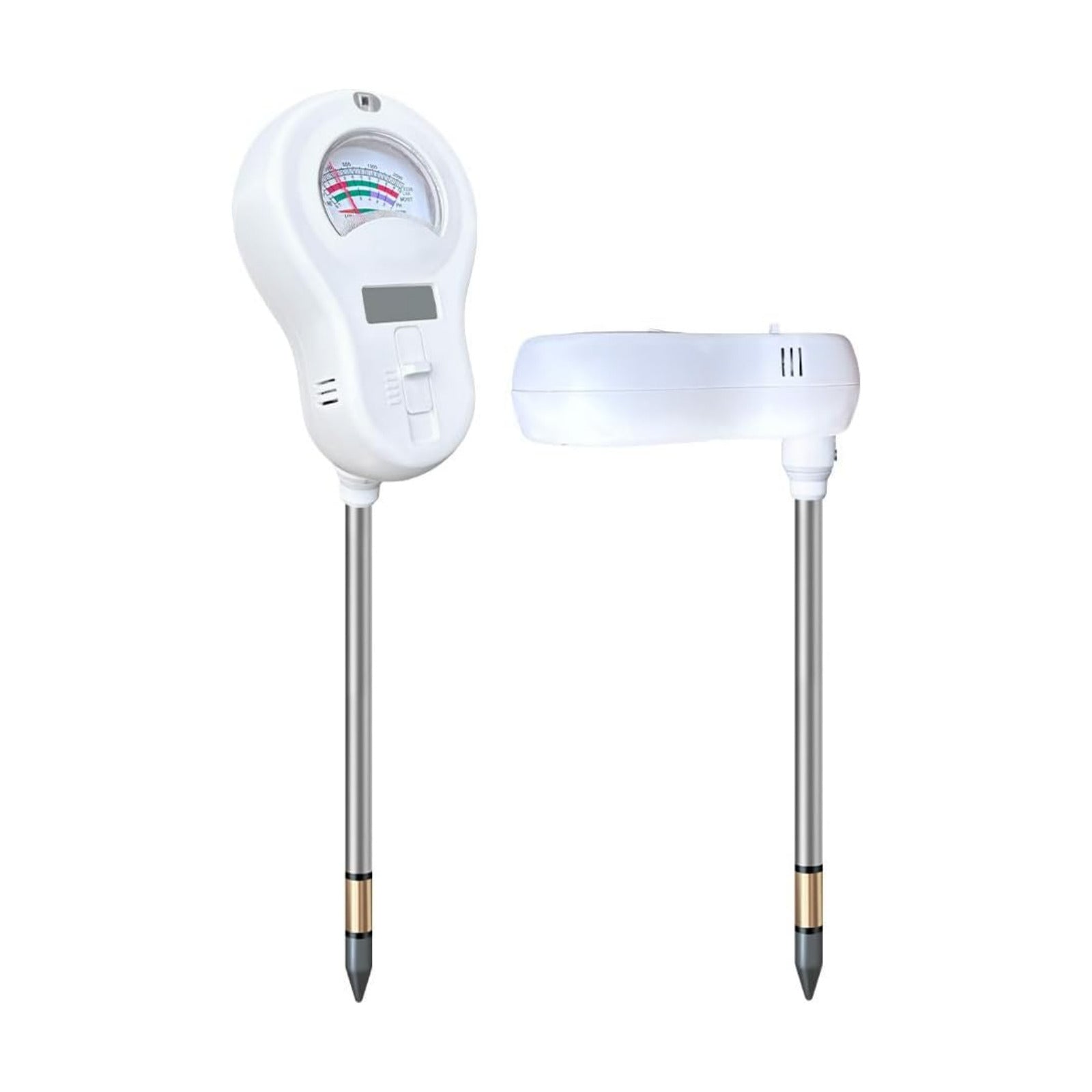 6-in-1 Soil Moisture Meter, PH Tester, Soil Moisture, Fertility, Sunshine Intensity, Temperature, Humidity, with