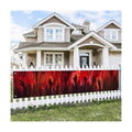 BlissYard Halloween Fence Banner Haunted House Decor 118 x 20 Inch