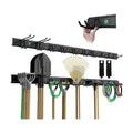 64" Garage Tool Organizer Wall Mount - 720lbs Garden Tool Organizer with Adjustable Hooks, Heavy Duty Metal Garage