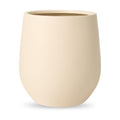KUTE NEST 12" Corso Fiberstone Outdoor Planter (Kilim Beige) | 12.5"H x 11.4"D For Snake Plants, Herbs & Succulents