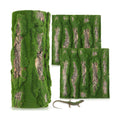 2 Packs Artificial Moss Bark 11.8 x 11.8 inches Tree Plants Bark DIY for Tree Collar Sewer Decoration Water Pipe Pillar