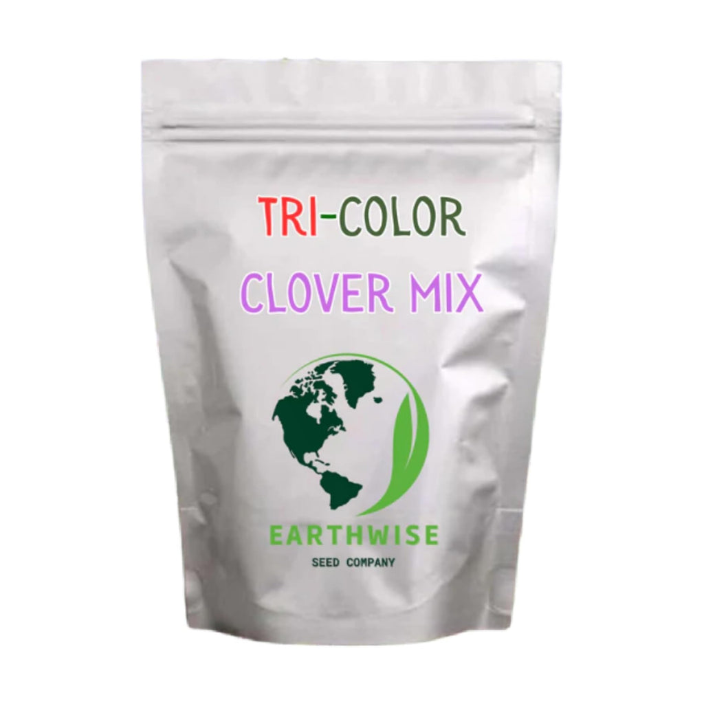 Earthwise Tri-Clover Alternative Lawn Seed - 5 lb, 10,000 sq ft | White Dutch, Crimson Red Clover, Non-GMO Seed, No