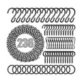 Dpyrrhic 236 Inch Black Hanging Chain,Hanging Basket Chain for Planter