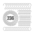 Dpyrrhic 236 Inch Silver Hanging Chain,Hanging Basket Chain for Planter