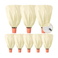 8 Pcs Plant Covers Frost Protection Bag Winter Reusable Plants Jacket with Drawstring Shrub Protection Wraps Bags Frost