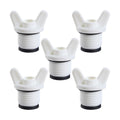 5 Pcs 1/2” NPT Pipe Fitting End Caps Connector Plug with Butterfly Handle PPR Pipe Plug Male Thread Pipes Caps and Plugs Fittings 20mm Water Hose Plugs Water Tubing Connector Waters Stop Fittings