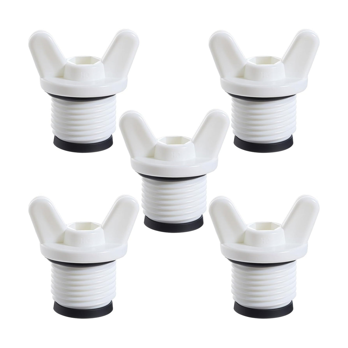 5 Pcs 1/2” NPT Pipe Fitting End Caps Connector Plug with Butterfly Handle PPR Pipe Plug Male Thread Pipes Caps and Plugs Fittings 20mm Water Hose Plugs Water Tubing Connector Waters Stop Fittings