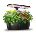 LETPOT Hydroponics Growing System, 12 Pods Indoor Herb Garden Kit with 24W LED Grow Light, 5.5L Water Tank & 16"