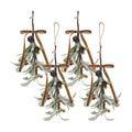 Meanplan 4 Pcs Christmas Mistletoe Hanging Decorations, Camel