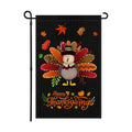 Fall Thanksgiving Turkey Garden Flag 12x18 Inch