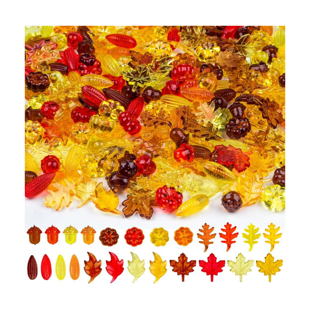 260PCS Fall Decor Autumn Vase Fillers