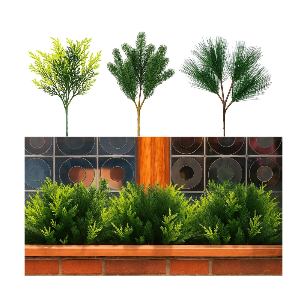 Suncalla 24 Pcs Artificial Christmas Flowers for Outdoors Winter, Classic