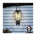 20 Inch Halloween Spider Solar Outdoor Lanterns, Metal Waterproof Hanging LED Lights for Outside Yard Garden Patio Pathway Tree.