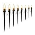 38.5FT Christmas Pathway Lights Outdoor, 25PK LED C26 Yard Stake Lights