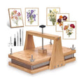 AIOWZZY Large Wooden Flower Press Kit 11" x 8" Multi-Layer Plant Press for Dried Flowers Plant Preservation for DIY Arts Dried Flowers Craft Tool