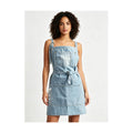 Denim Apron with Big Pockets Adjustable Cooking Apron Jean for Hair Stylist Gardening Craftsmen Barista Hairdresser