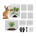 10 Pack Plant Protectors from Animals,12x12in Metal Wire Plant Cages | Outdoor Gardening Supplies, Garden Plant