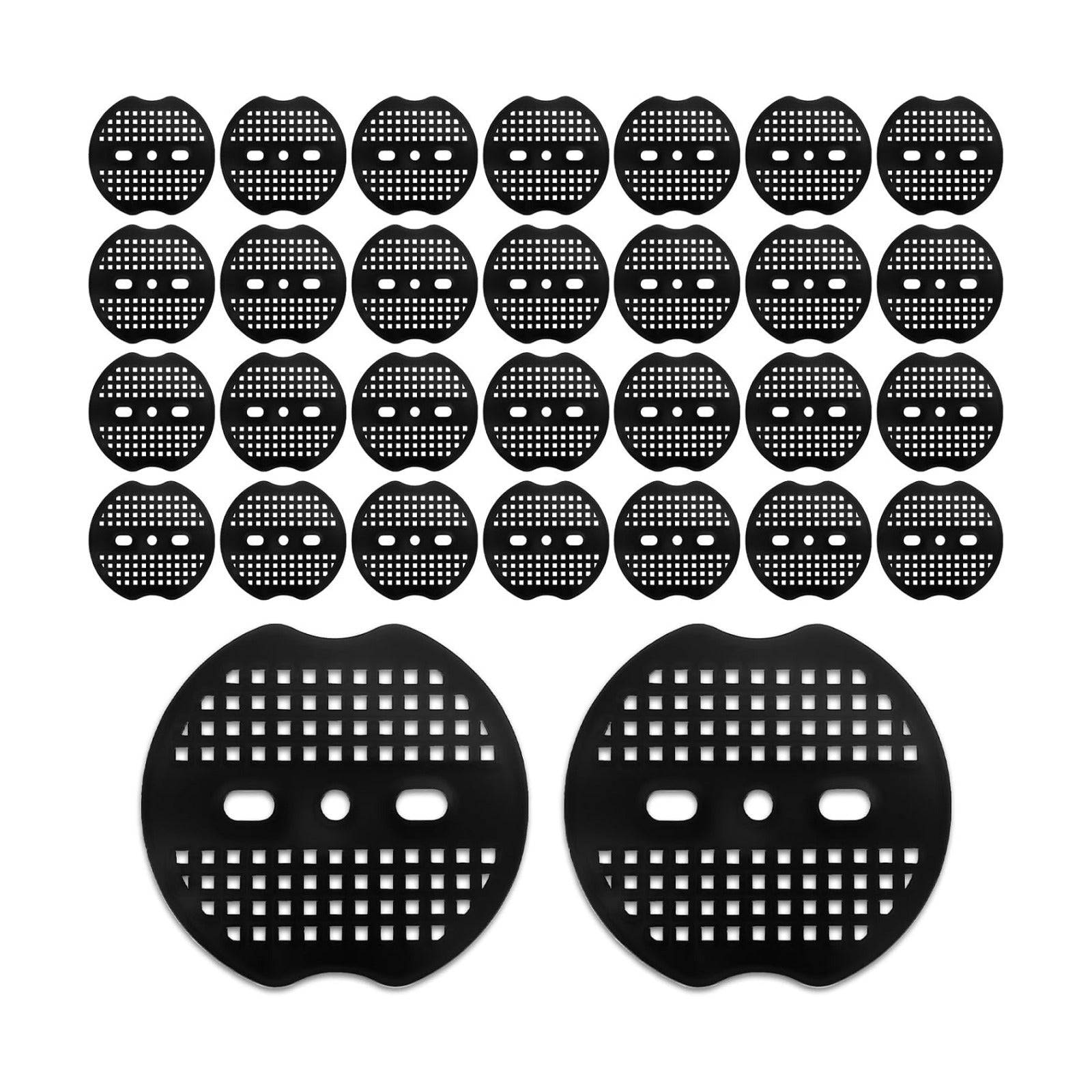 300Pcs Garden Staples Plastic Buffer Washer, Landscape Staple Gasket, Barrier Staples Washer, Yard Pins Pad for Barrier