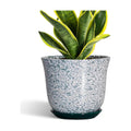 Ceramic Pots for Plants, 8 Inch Plant Pot for Indoor, Green