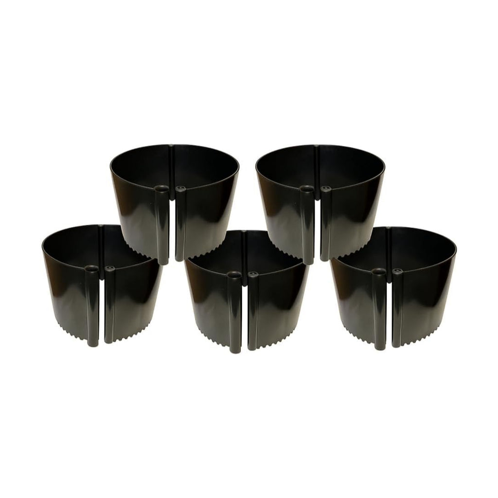 5 Pack Plant Rings for Outdoor Plants – Interlocking Planting Grow Rings | Garden Rings for Plants Support and Soil