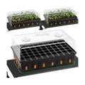 SOLIGT 3 Set 60-Cell Seed Starter Kit with Domes, Cell Trays and Heat Mats | Cloning, Propagation and Germination