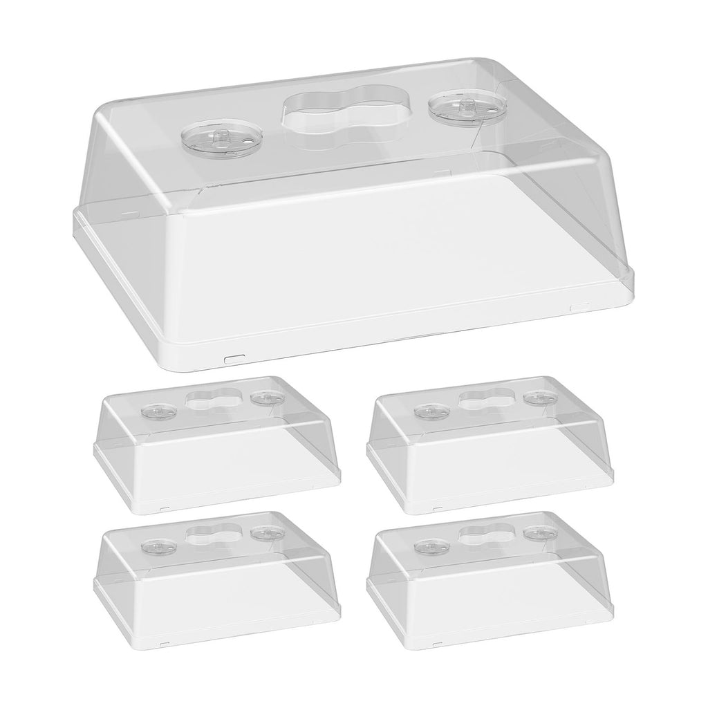 5 Pack 5" High Humidity Domes for SOLIGT 14*10.8*2.3" Seed Starting Trays