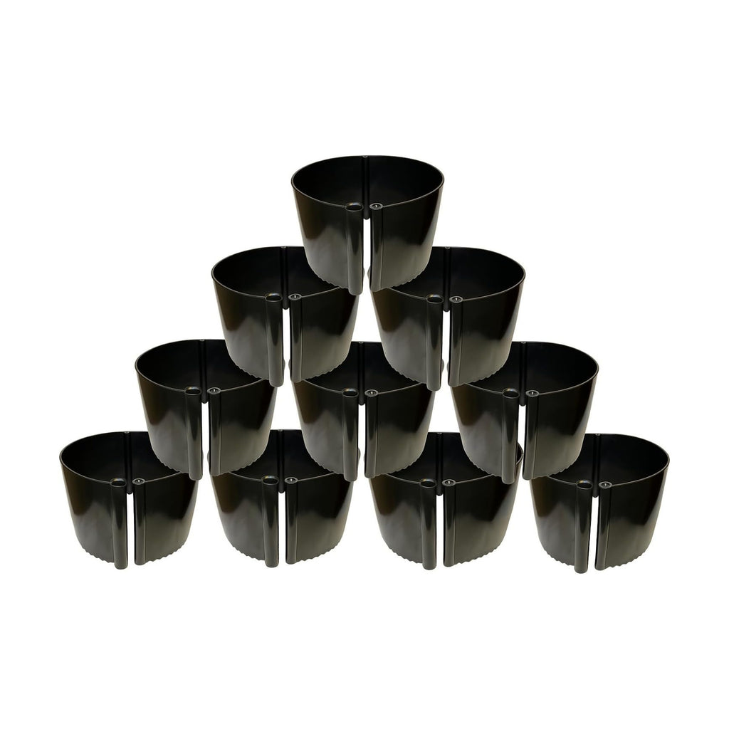 Planting Grow Rings 10 Pack – Interlocking Garden Plant Rings | Garden Rings for Plants Support and Soil Moisture
